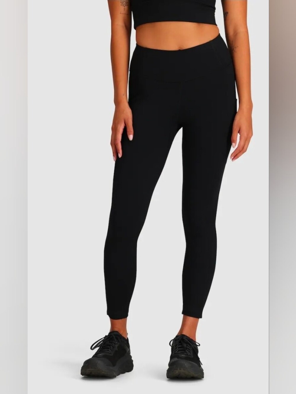 NEW OUTDOOR RESEARCH Vantage 7/8 Leggings Black Medium Back + Side Pockets